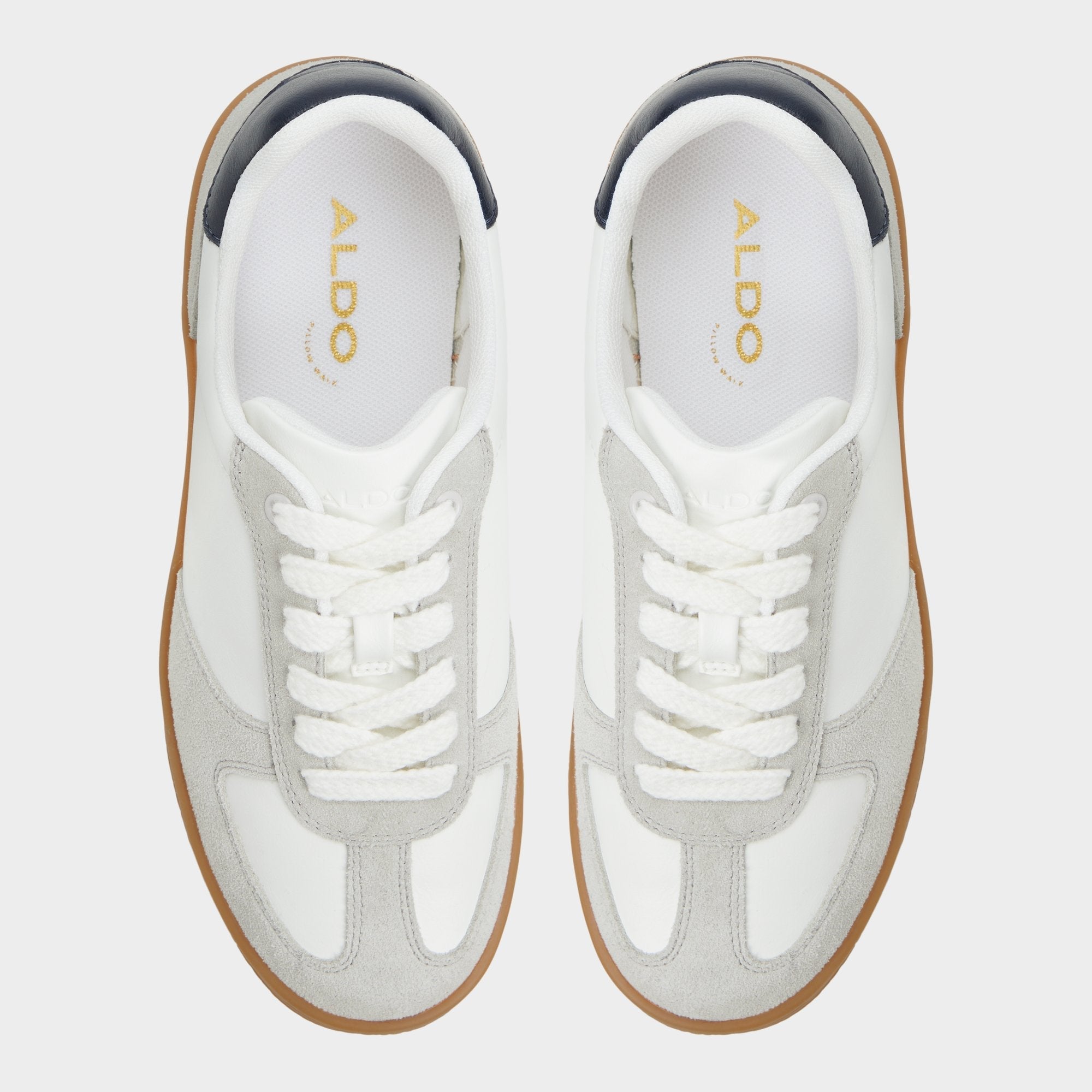 Platform Deevale White/Grey Women's Low top sneakers - Sneaker