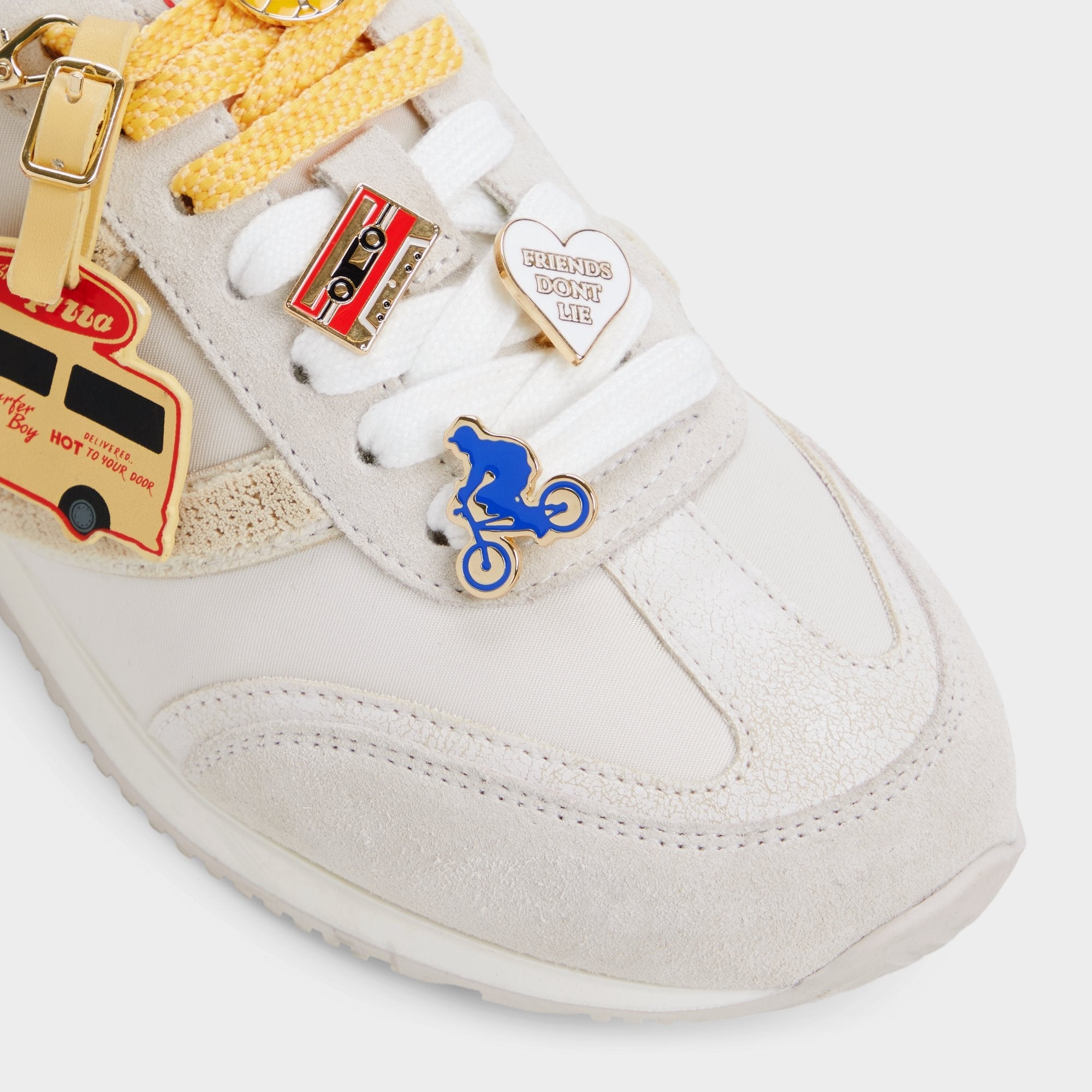 Pineapplepizza in White - Women's sneaker