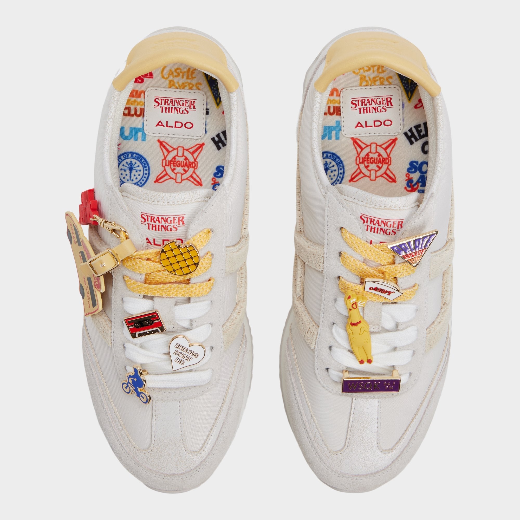 Pineapplepizza in White - Women's sneaker