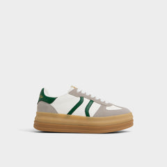 Elabrintar White Combo Women's Low top sneakers - Low top sneaker Platform