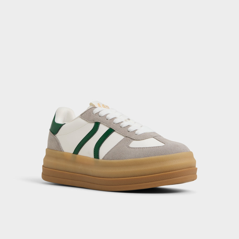 Elabrintar White Combo Women's Low top sneakers - Low top sneaker Platform