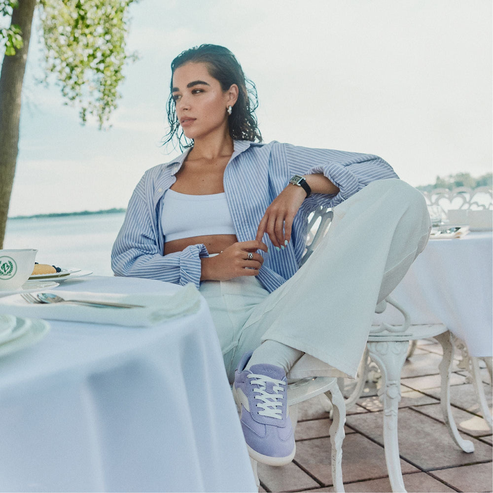 Clubstyle Light Purple Women's Low top sneakers - Jogger sneaker Jogger sole