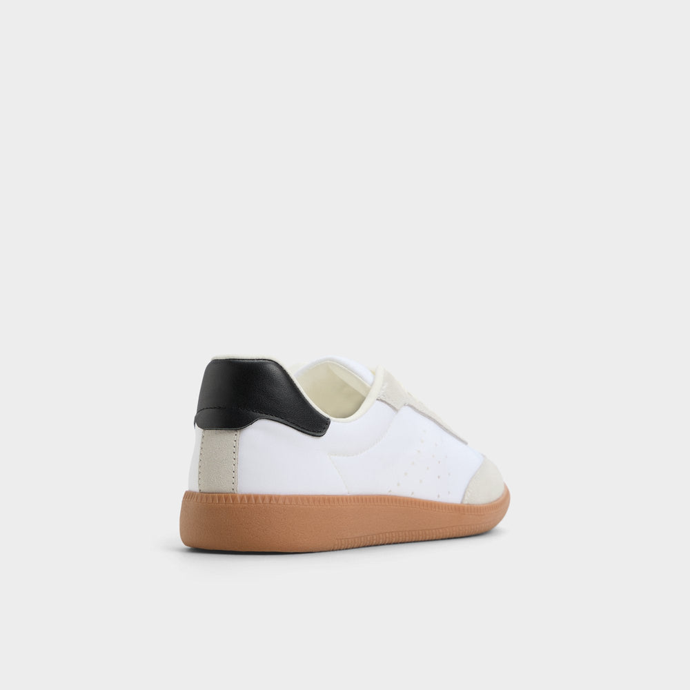 Clubstyle White/Black Women's Low top sneakers - Jogger sneaker Jogger sole