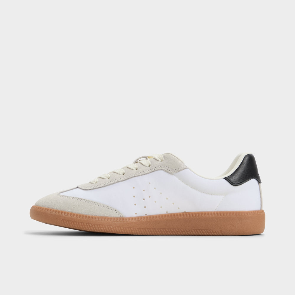 Clubstyle White/Black Women's Low top sneakers - Jogger sneaker Jogger sole
