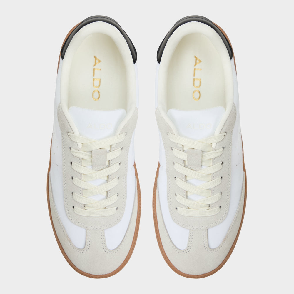 Clubstyle White/Black Women's Low top sneakers - Jogger sneaker Jogger sole