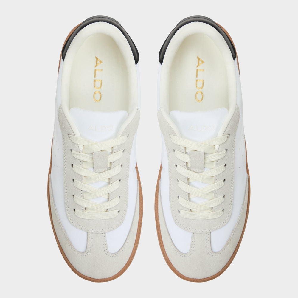 Clubstyle White/Black Women's Low top sneakers - Jogger sneaker Jogger sole