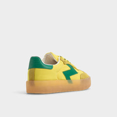 Jogger sole Retrostep Yellow Multi Women's Low top sneakers - Low top sneaker