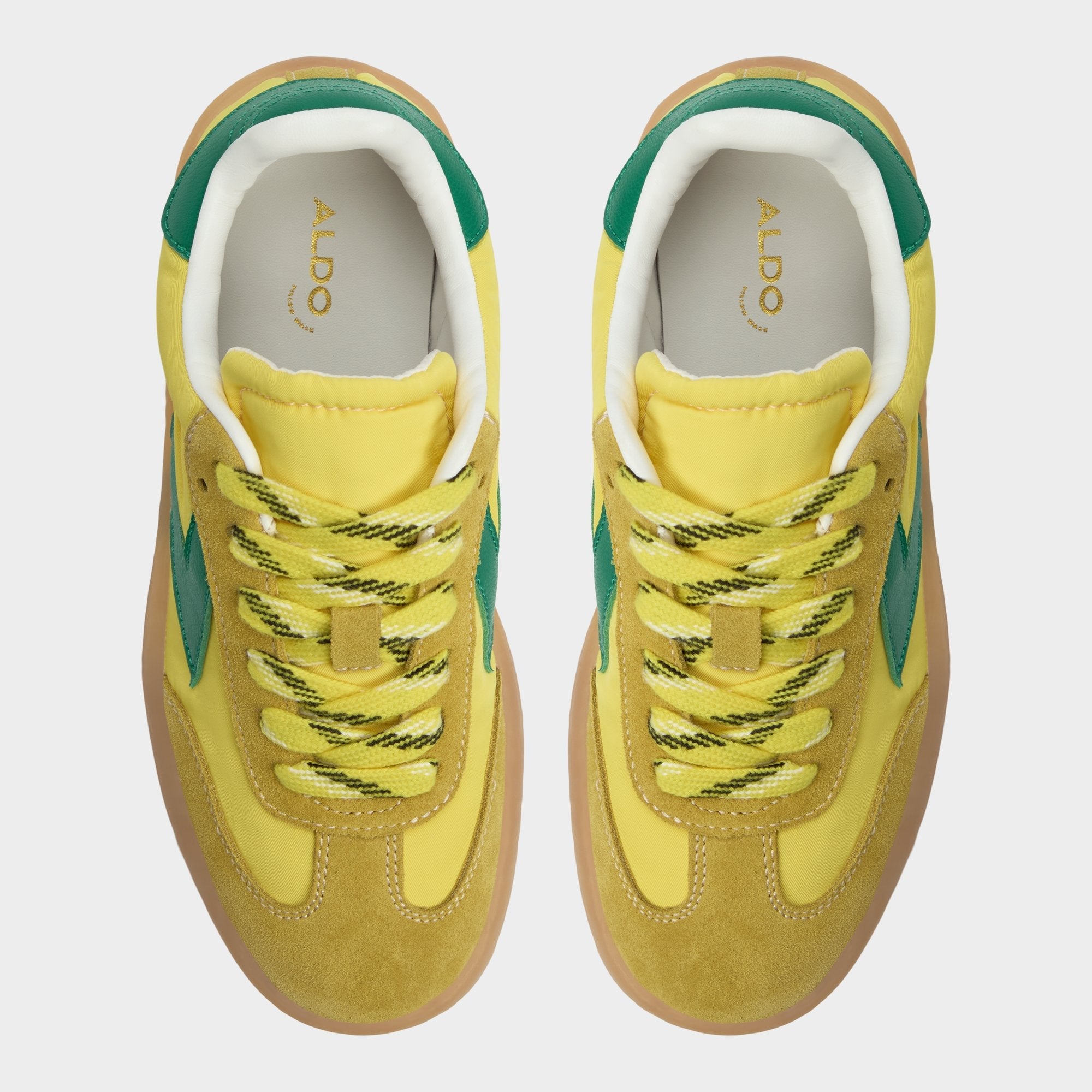 Jogger sole Retrostep Yellow Multi Women's Low top sneakers - Low top sneaker