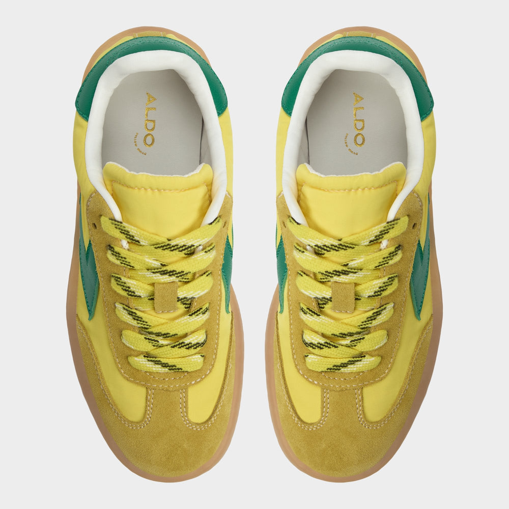 Jogger sole Retrostep Yellow Multi Women's Low top sneakers - Low top sneaker