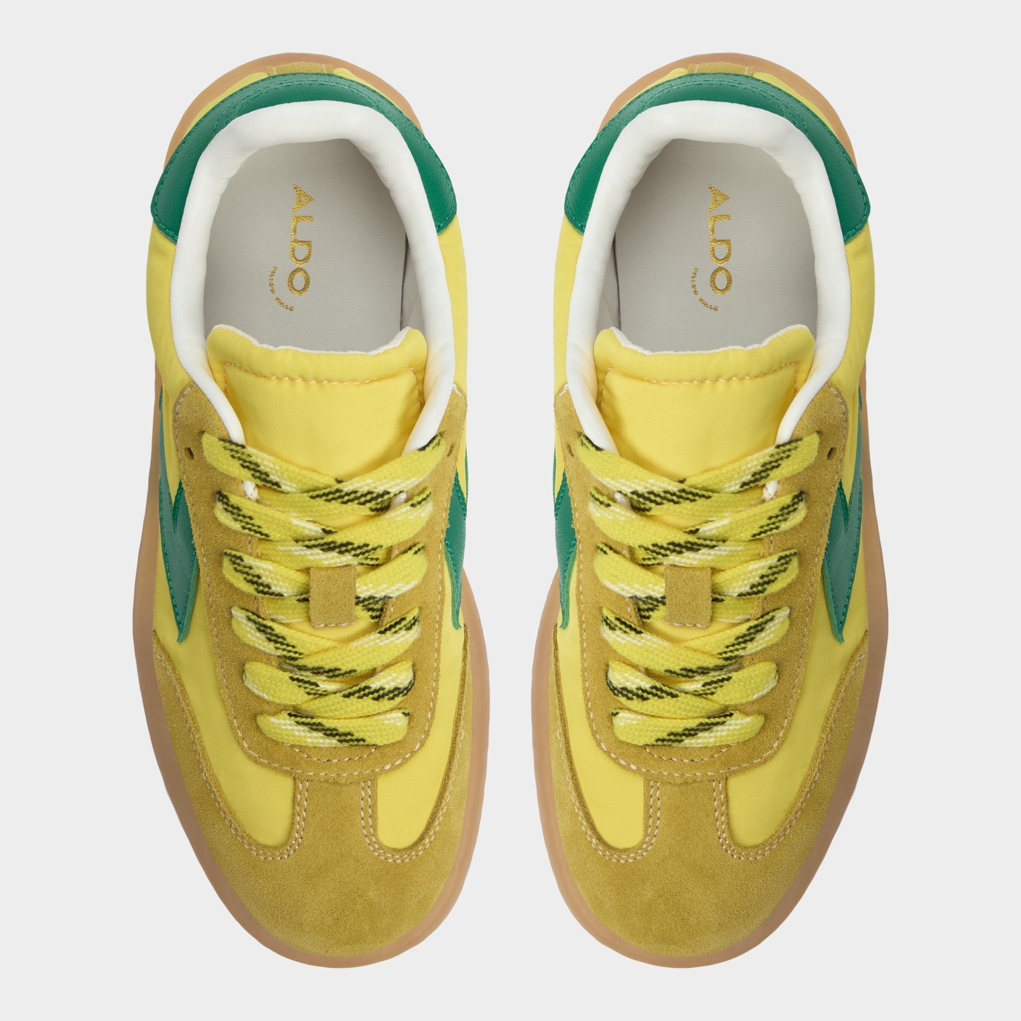 Jogger sole Retrostep Yellow Multi Women's Low top sneakers - Low top sneaker