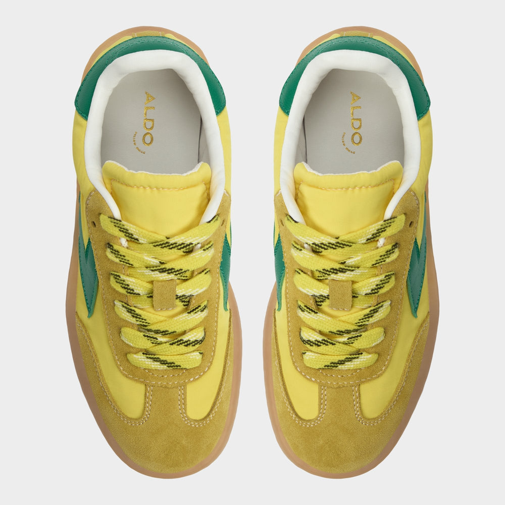 Jogger sole Retrostep Yellow Multi Women's Low top sneakers - Low top sneaker