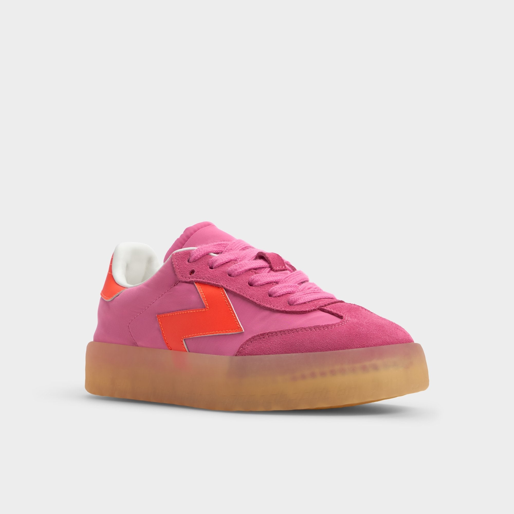 Retrostep Bright Pink Women's Low top sneakers - Low top sneaker Jogger sole