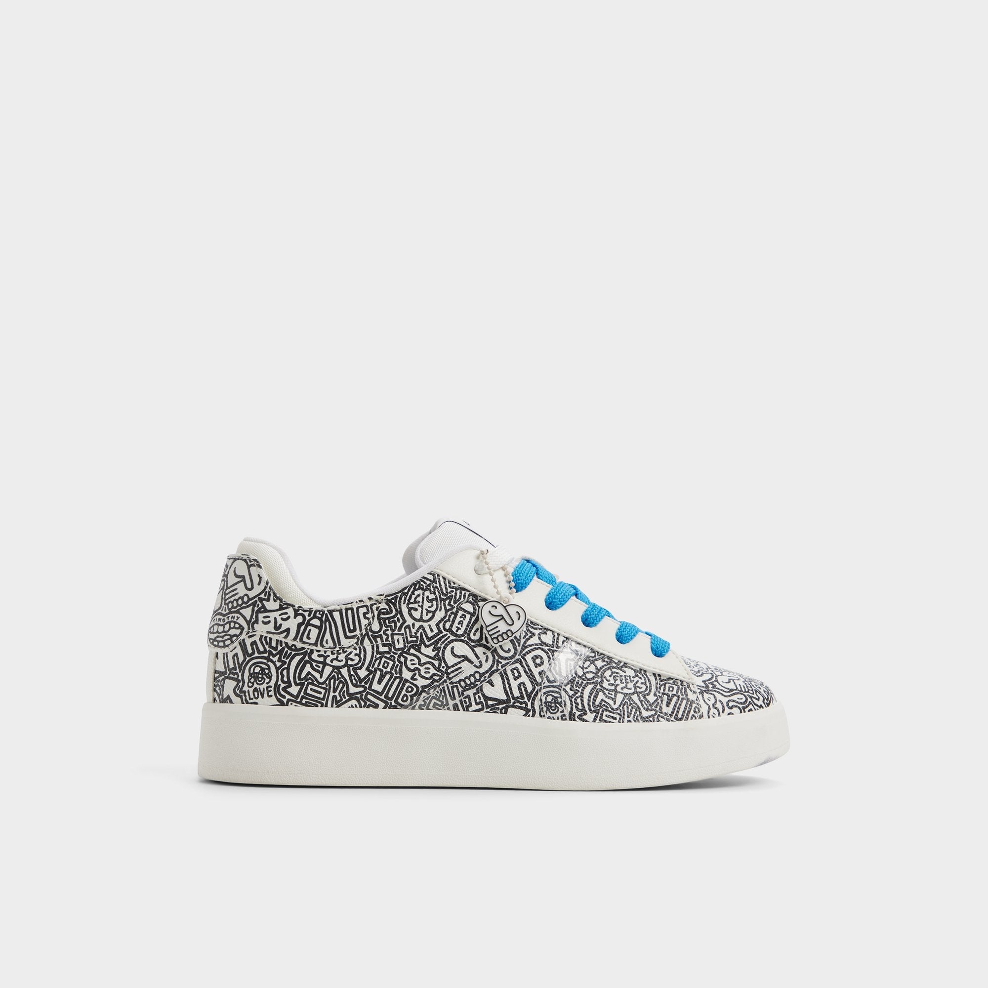Timothy in Goodman White Black - Women's low top sneaker Cup sole