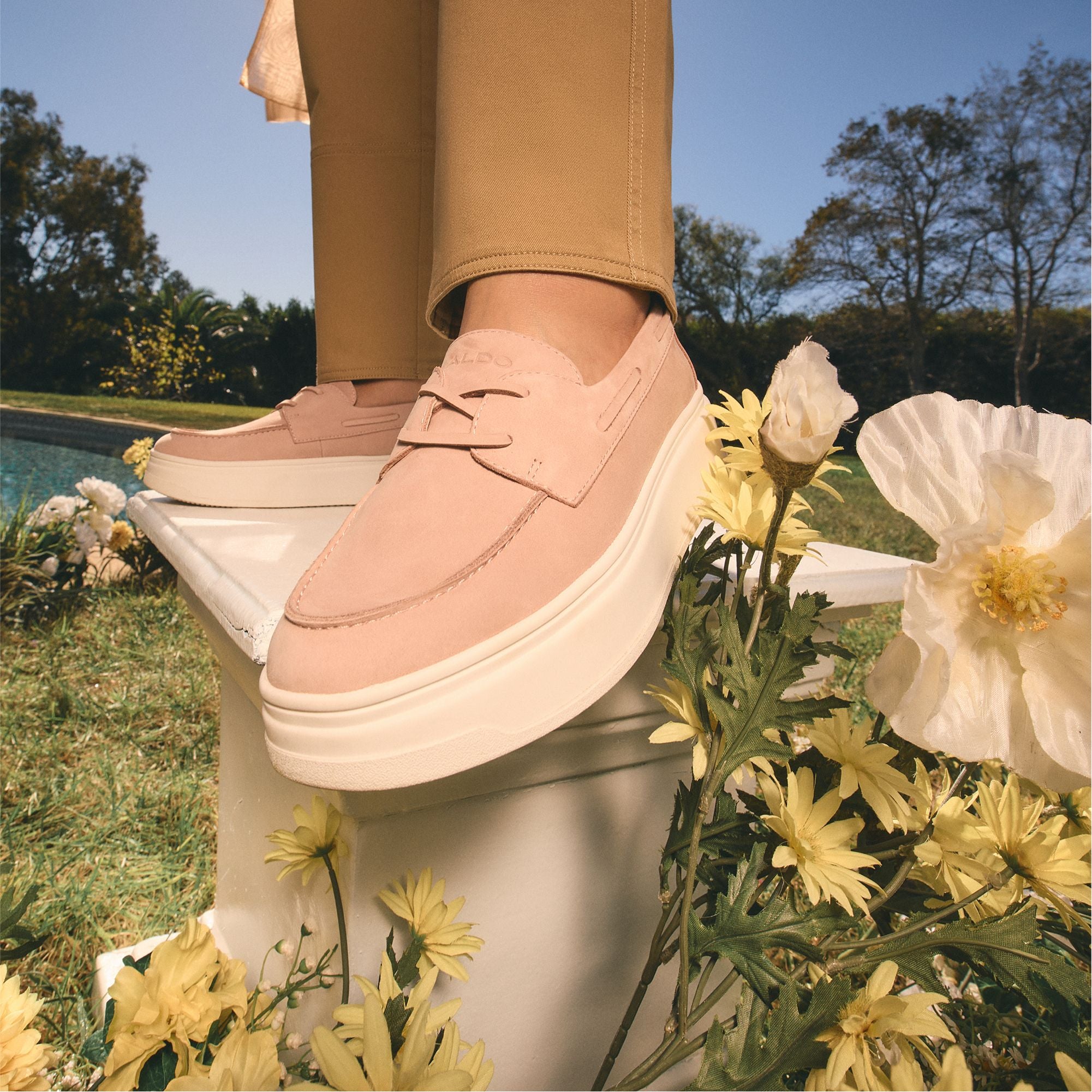 Wildbreeze Other Pink Women's Slip on sneakers - Boat shoe Platform