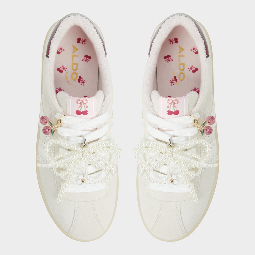 Sweetthing White/Bone Women's Low top sneakers - Low top sneaker Cup sole