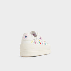Rayes White/Multi Women's Low top sneakers - Sneaker Platform