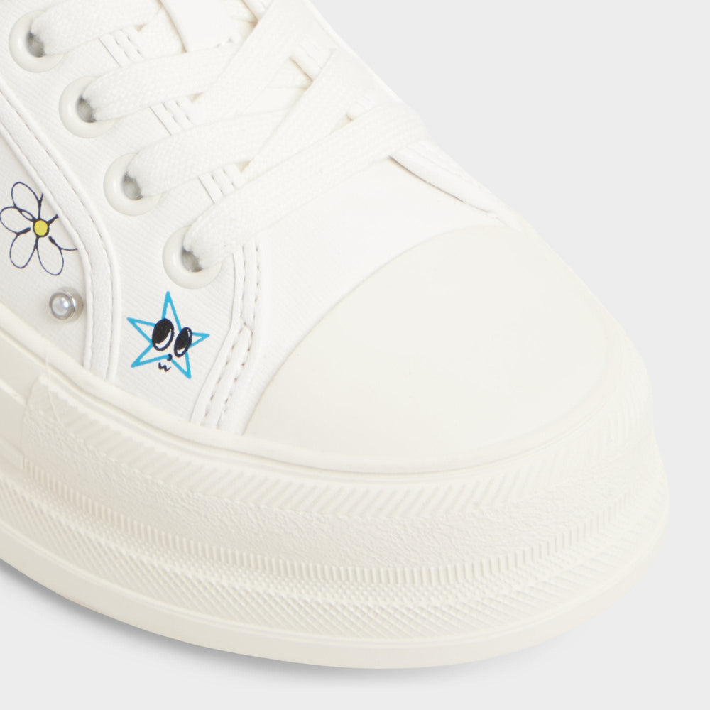 Rayes White/Multi Women's Low top sneakers - Sneaker Platform