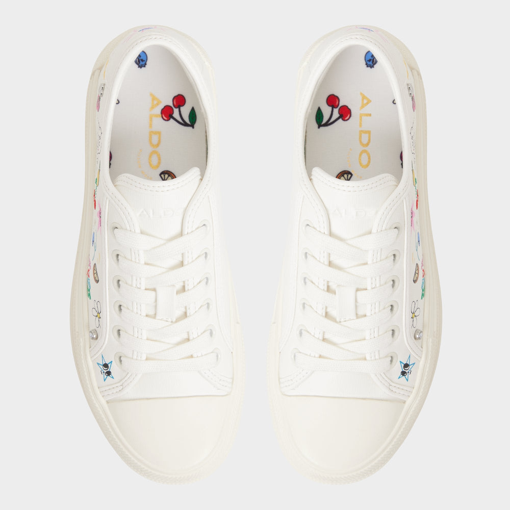 Rayes White/Multi Women's Low top sneakers - Sneaker Platform