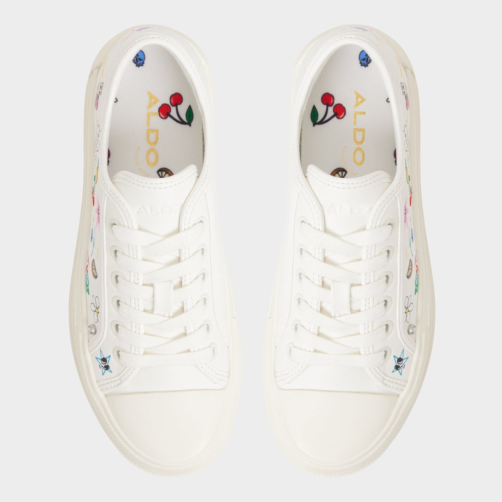 Rayes White/Multi Women's Low top sneakers - Sneaker Platform