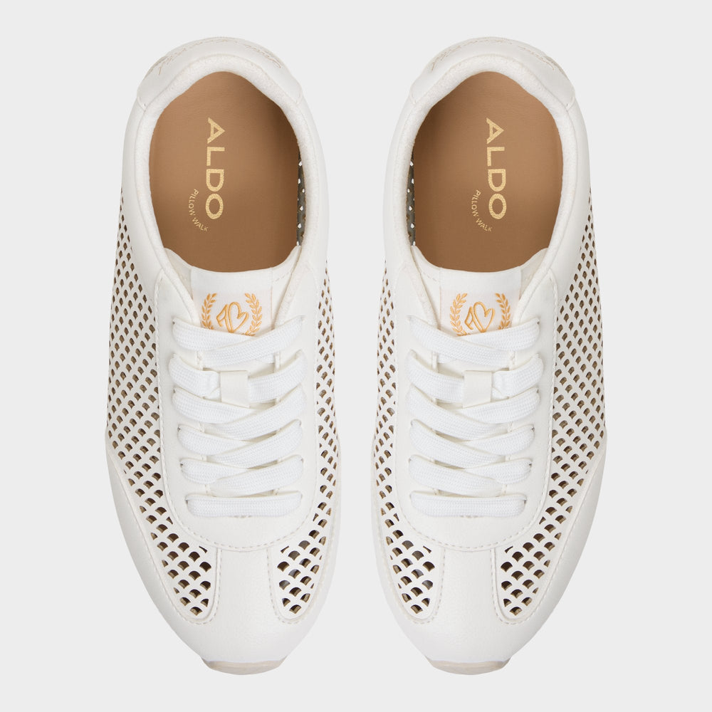 Carefree Open White Women's Low top sneakers - Jogger sneaker Jogger sole