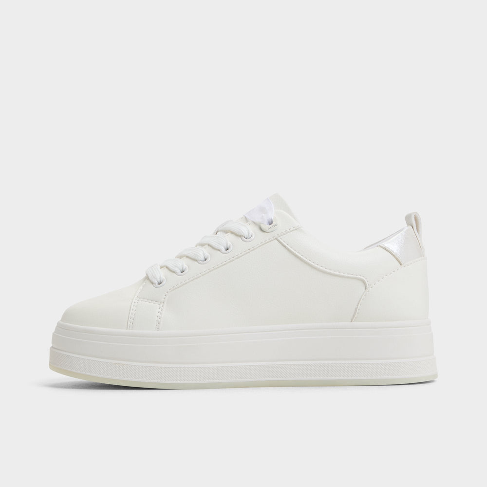 Chiccomfort Open White Women's Platform and wedge sneakers - Low top sneaker