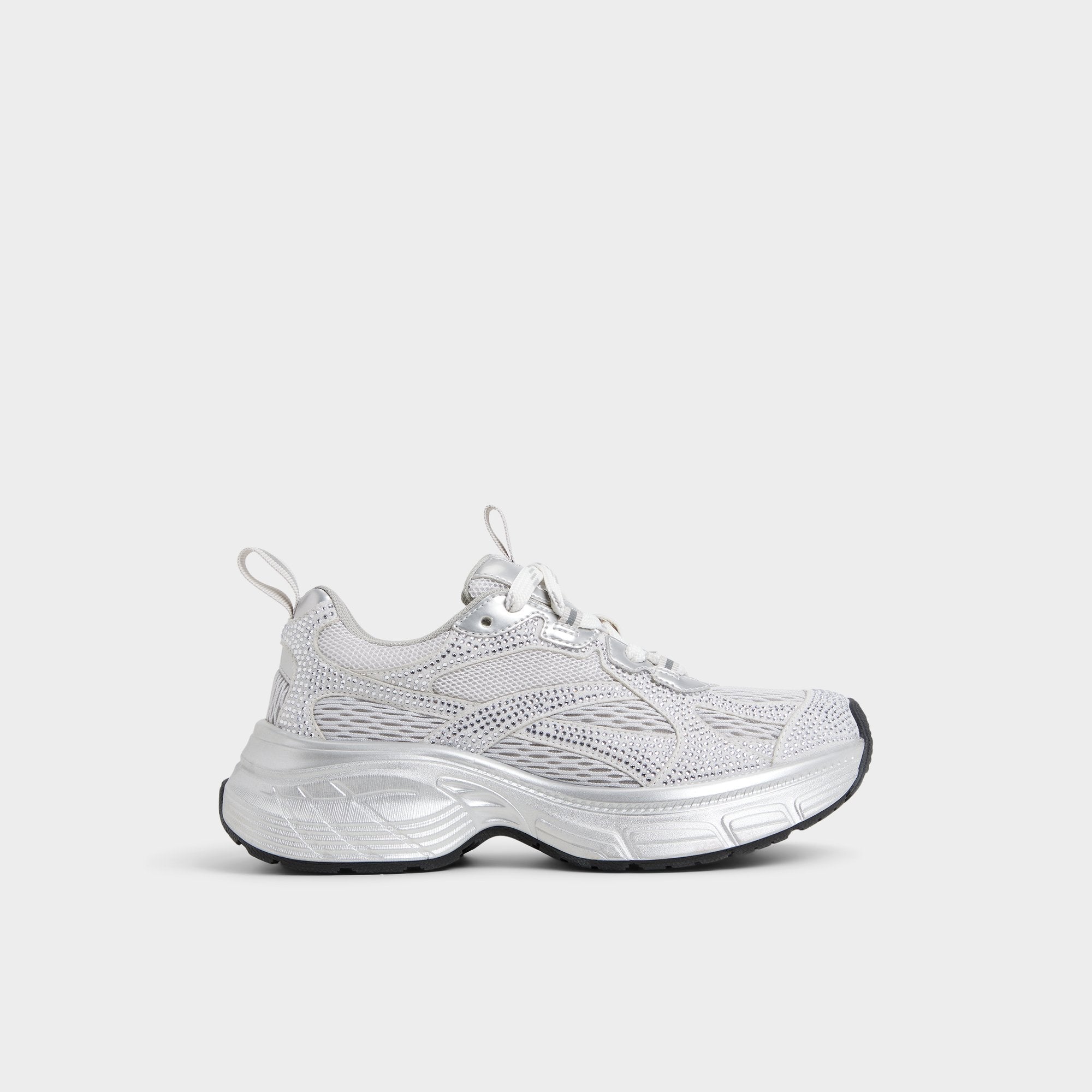 Powerplay in Silver - Jogger sneaker
