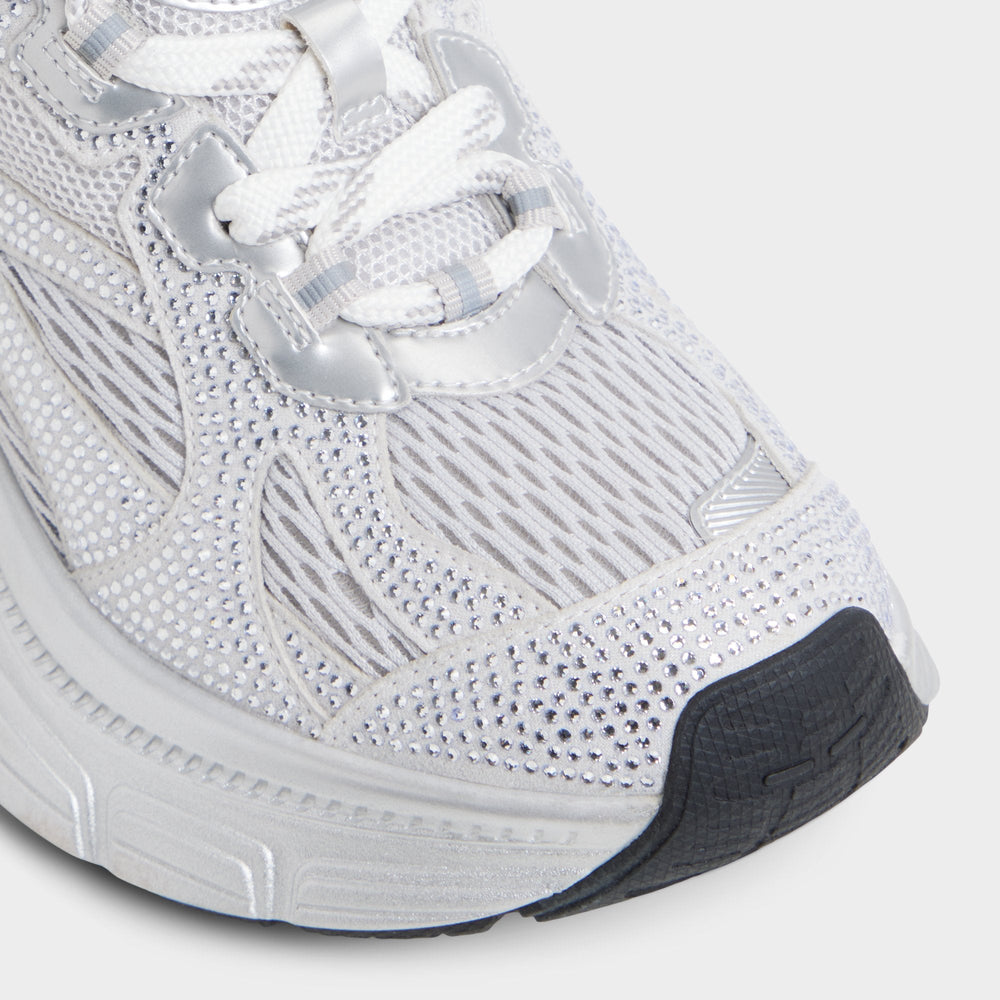 Powerplay in Silver - Jogger sneaker