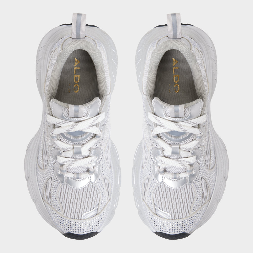 Powerplay in Silver - Jogger sneaker