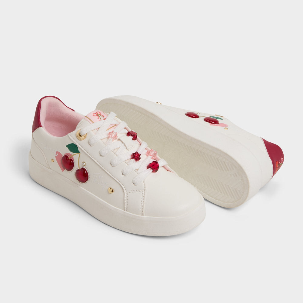 Platform Cherrylove White Women's Low top sneakers - Low top sneaker