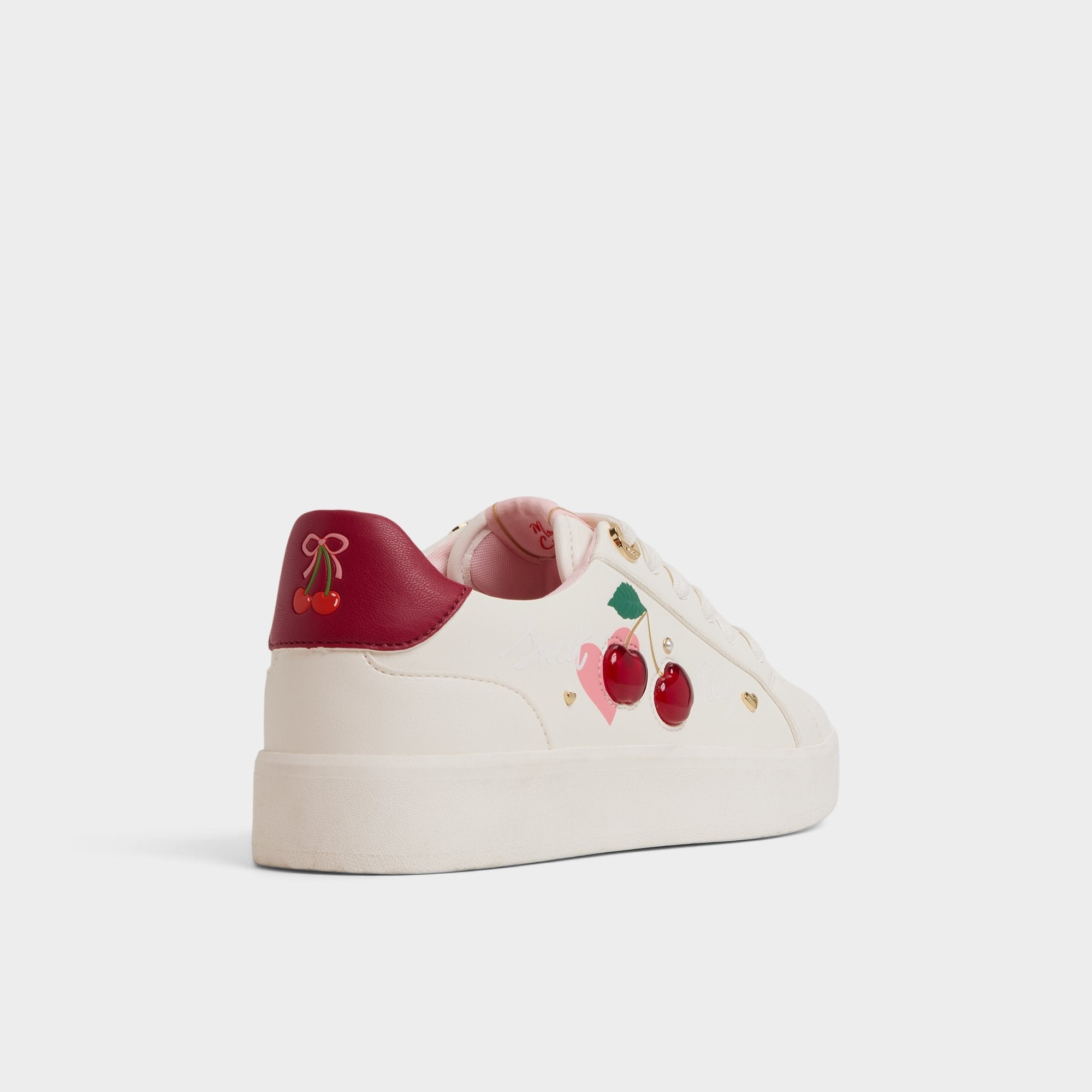 Platform Cherrylove White Women's Low top sneakers - Low top sneaker