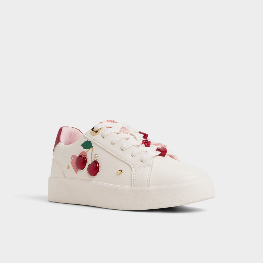 Platform Cherrylove White Women's Low top sneakers - Low top sneaker