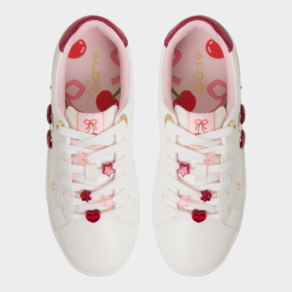 Platform Cherrylove White Women's Low top sneakers - Low top sneaker