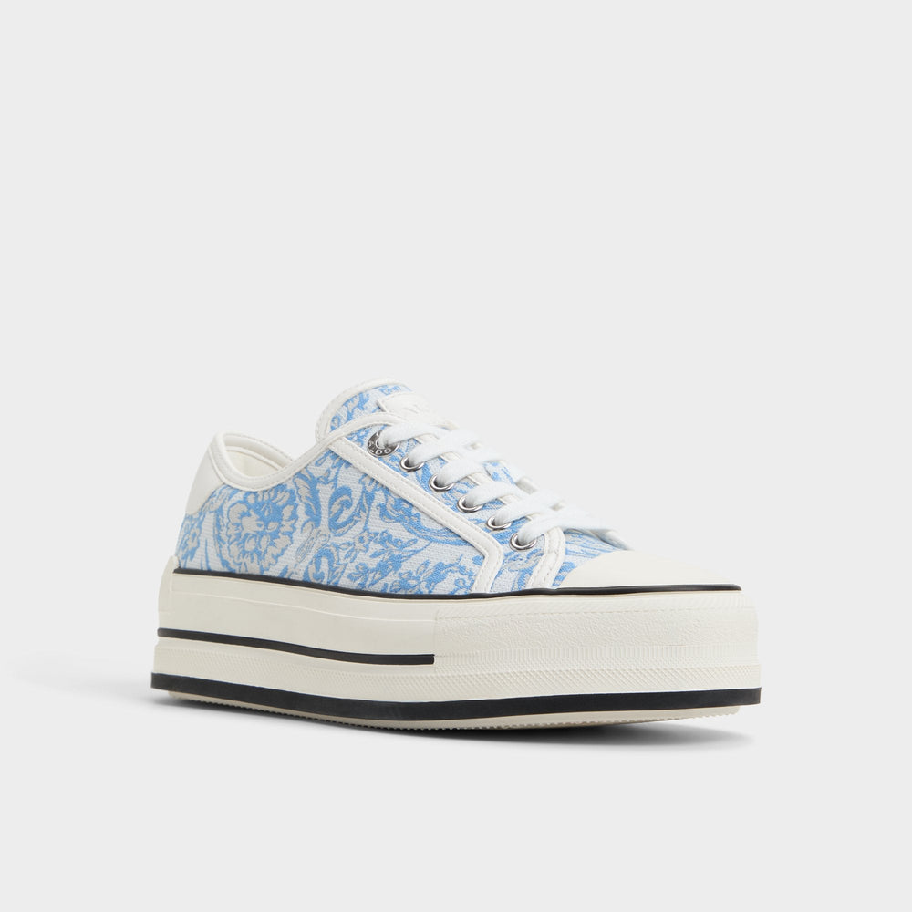 Rayes Open Blue Women's Platform and wedge sneakers - Low top sneaker Platform