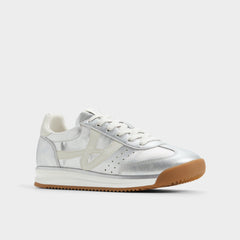 Stepcount Silver Women's Low top sneakers - Jogger sneaker Jogger sole