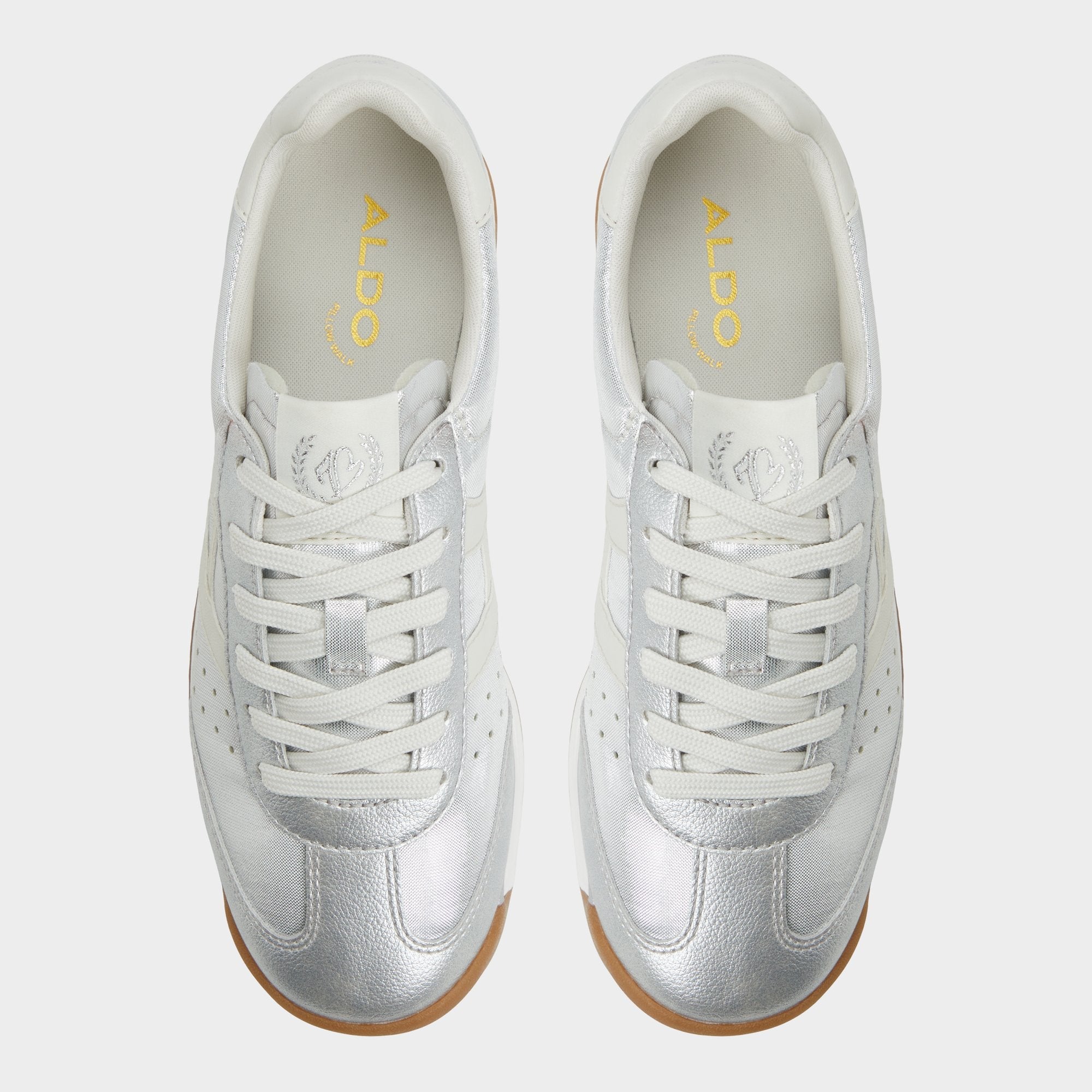 Stepcount Silver Women's Low top sneakers - Jogger sneaker Jogger sole