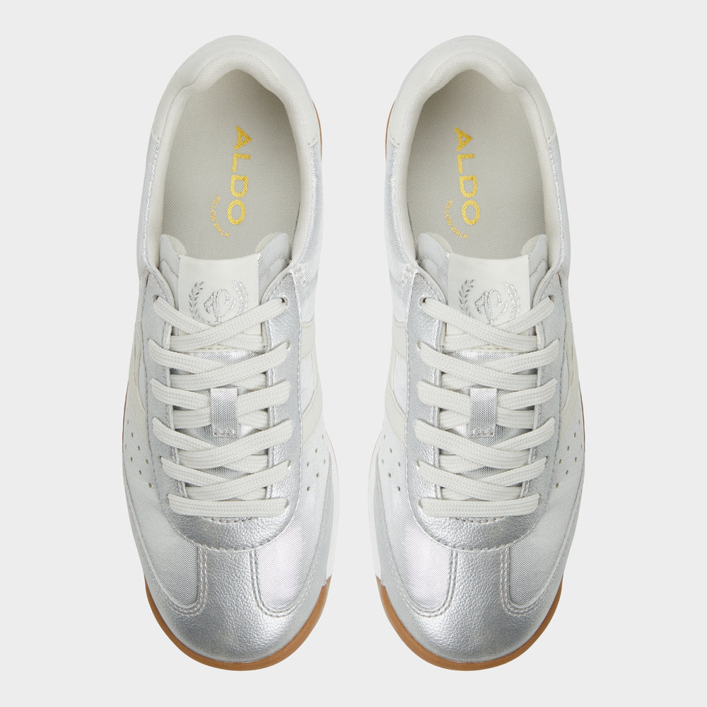 Stepcount Silver Women's Low top sneakers - Jogger sneaker Jogger sole