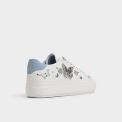 Saxony White/Multi Women's Platform and wedge sneakers - Low top sneaker