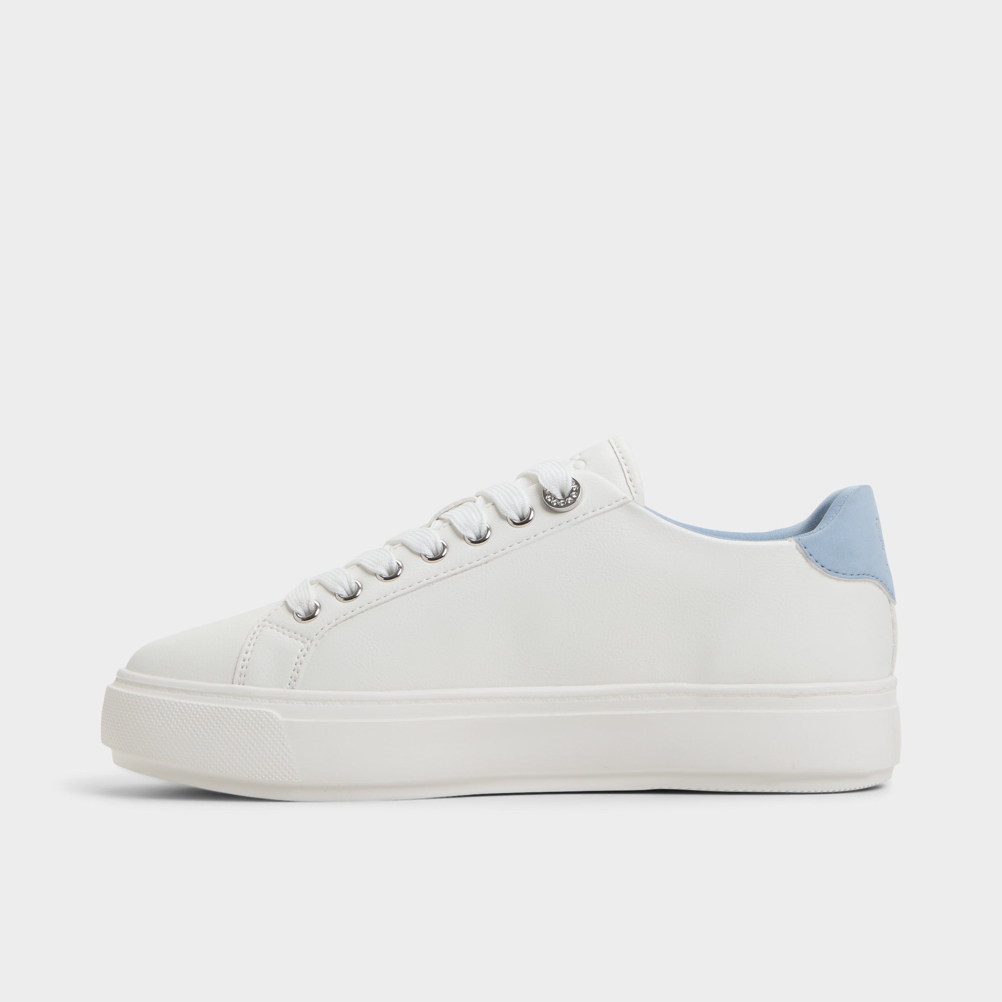 Saxony White/Multi Women's Platform and wedge sneakers - Low top sneaker