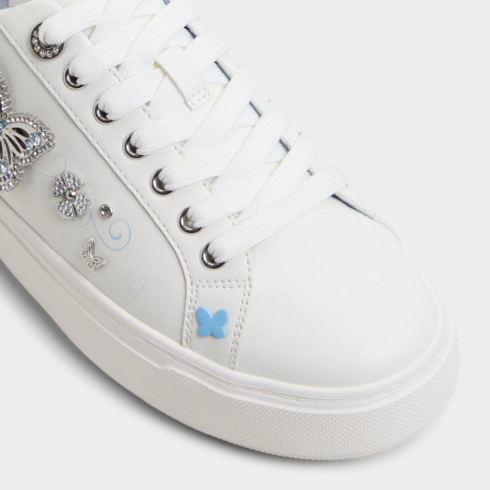 Saxony White/Multi Women's Platform and wedge sneakers - Low top sneaker