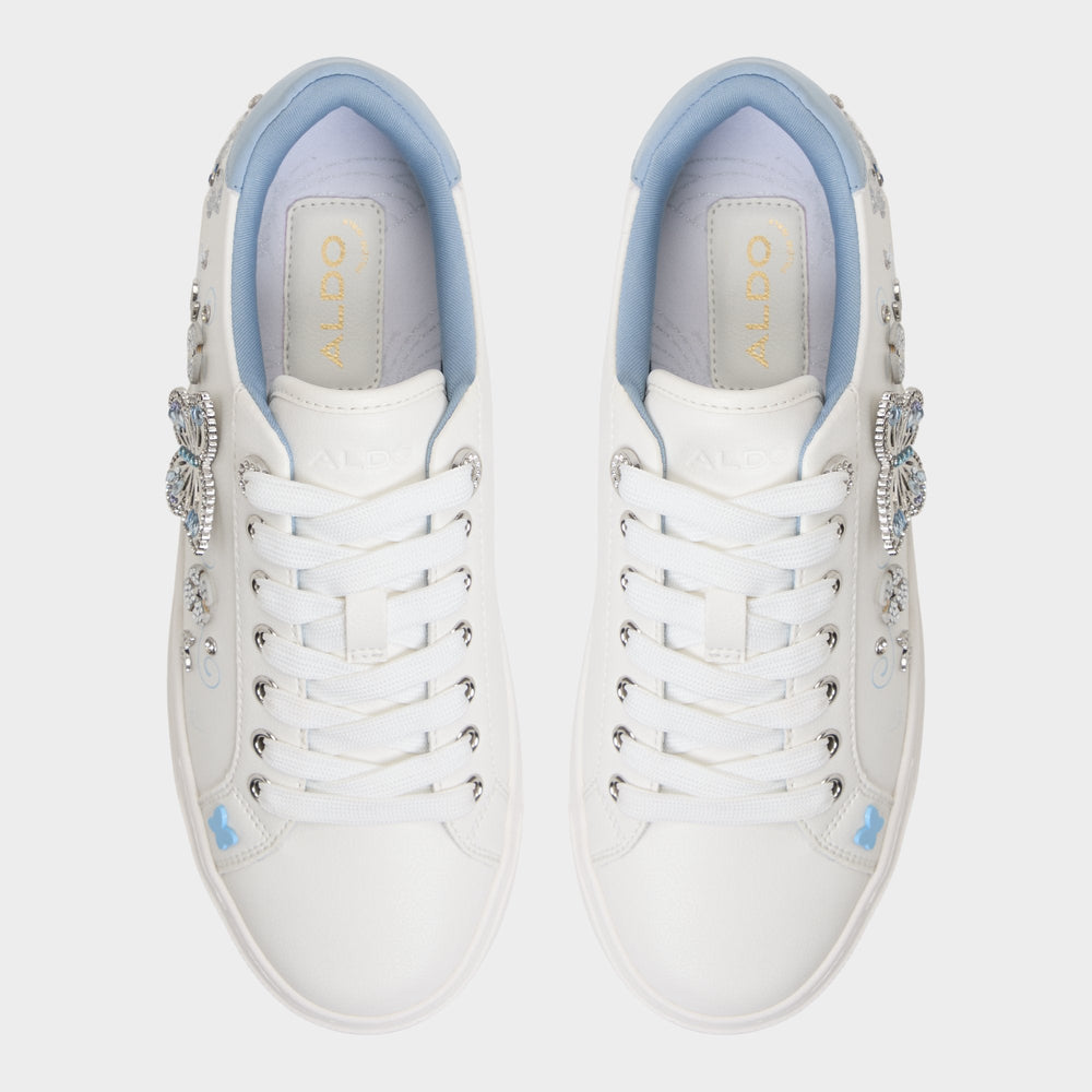 Saxony White/Multi Women's Platform and wedge sneakers - Low top sneaker