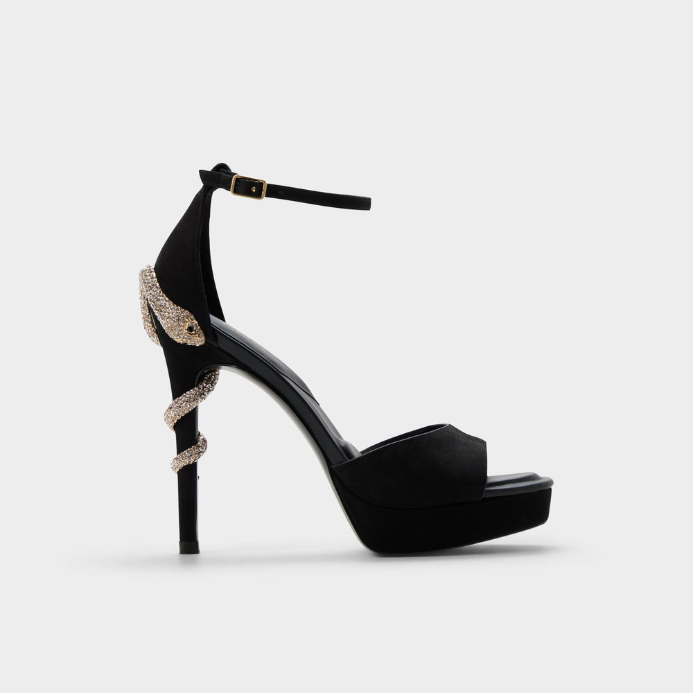 Platform Medusa in Other Black 14266744 - Strappy heeled sandal