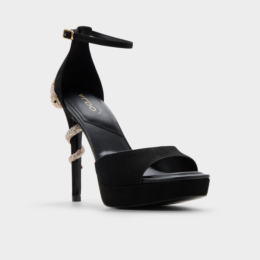 Platform Medusa in Other Black 14266744 - Strappy heeled sandal