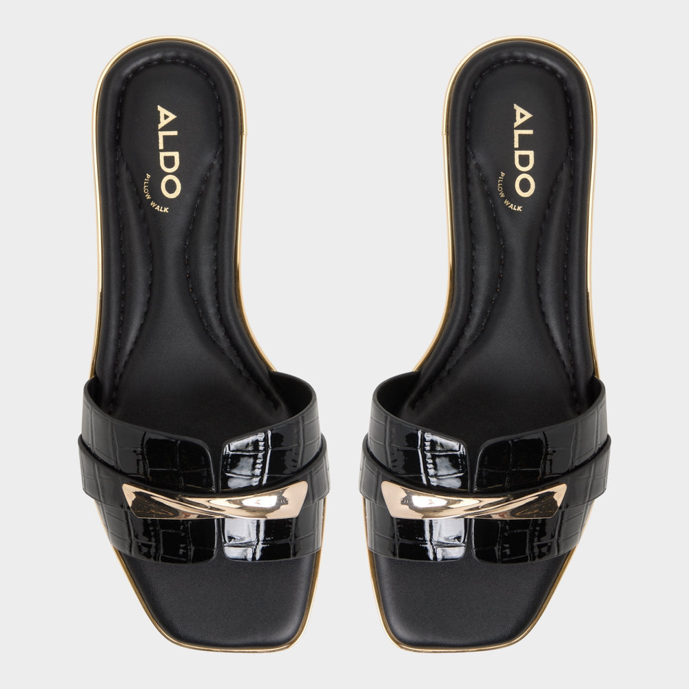 Darlina in Black - Slide sandal
