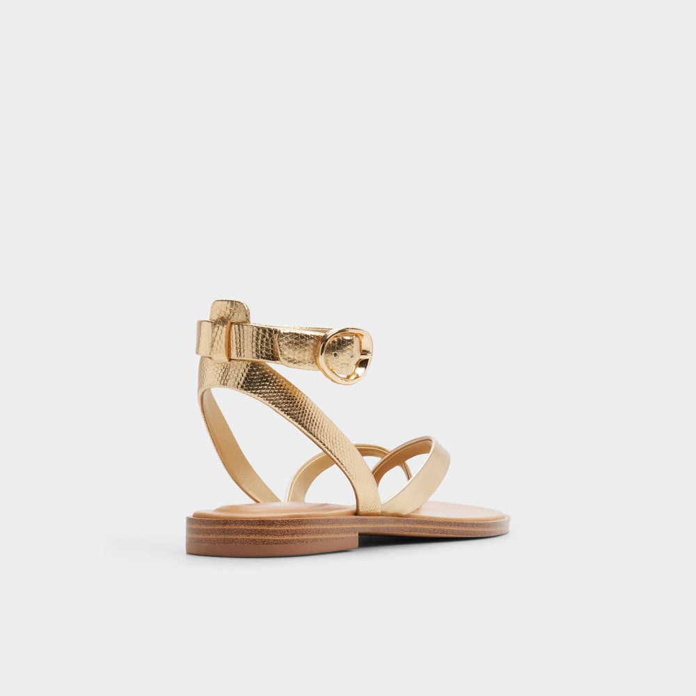 Daressi in Gold - Flat sandal