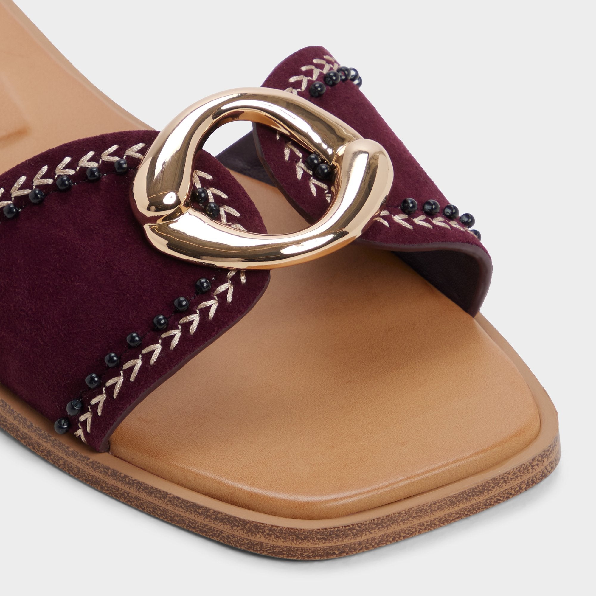 Biggin in Bordo - Slide sandal