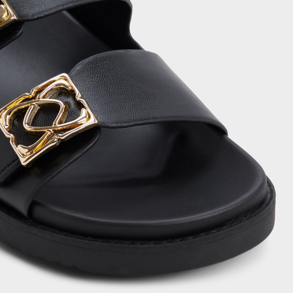 Footbed sandal Mungos in Black - Footbed sandal