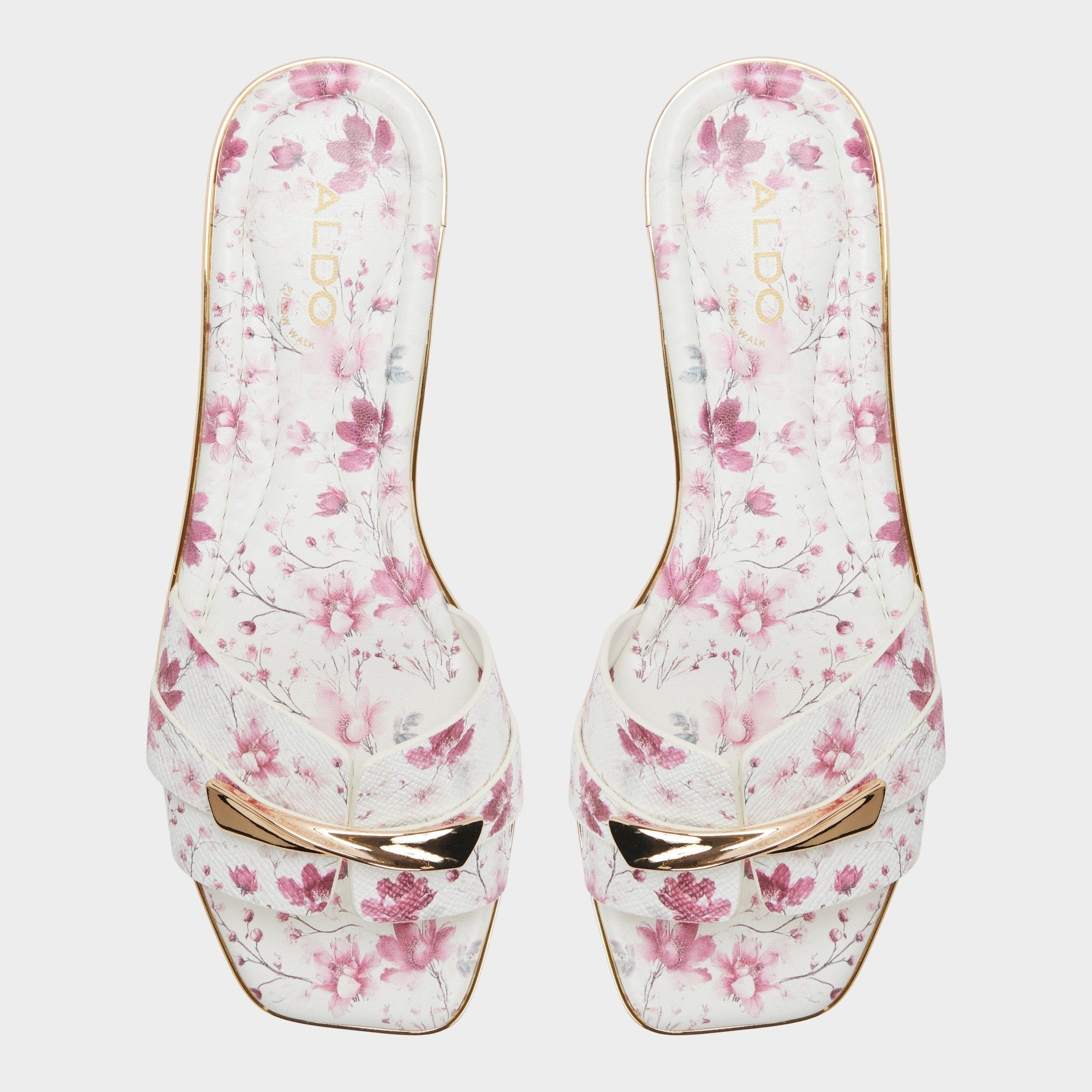 Darlina in White Combo - Slide sandal