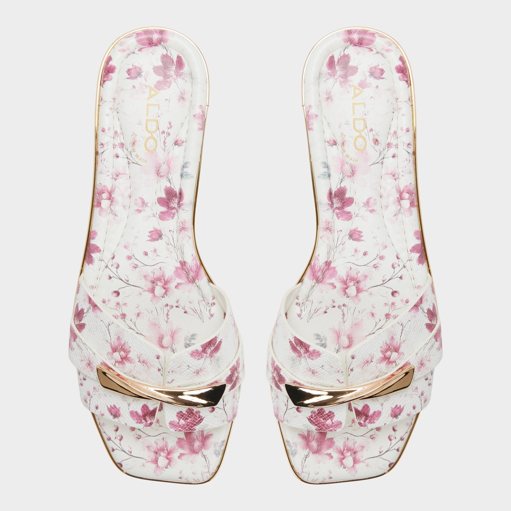 Darlina in White Combo - Slide sandal