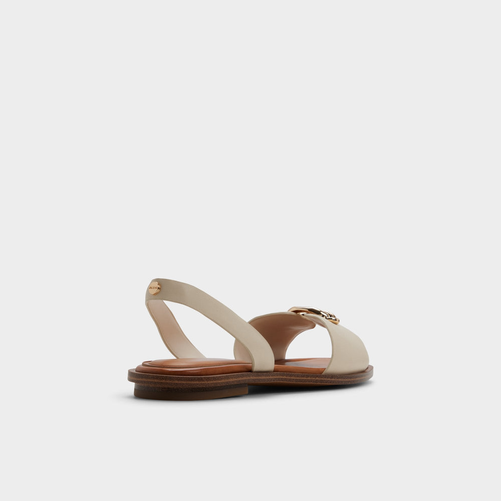 Calelian in Other White - Flat sandal