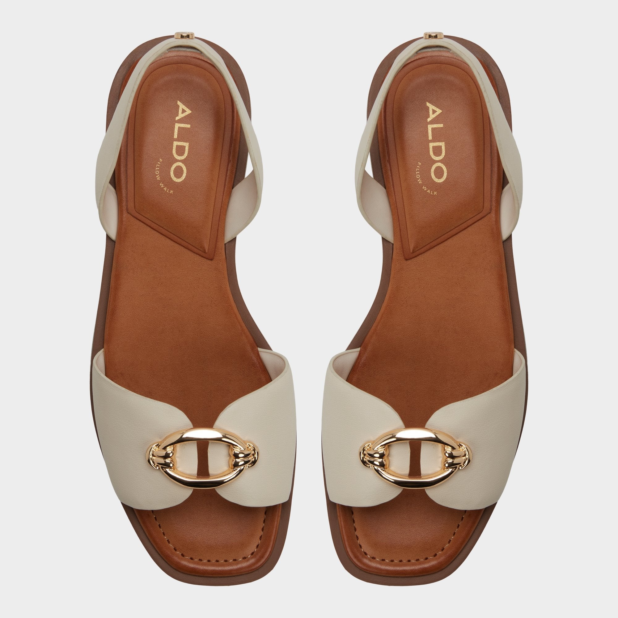 Calelian in Other White - Flat sandal